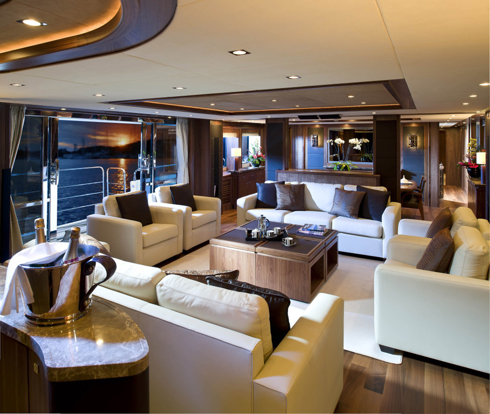 Interior Design Services (IDS) interior design scheme for Sunseeker